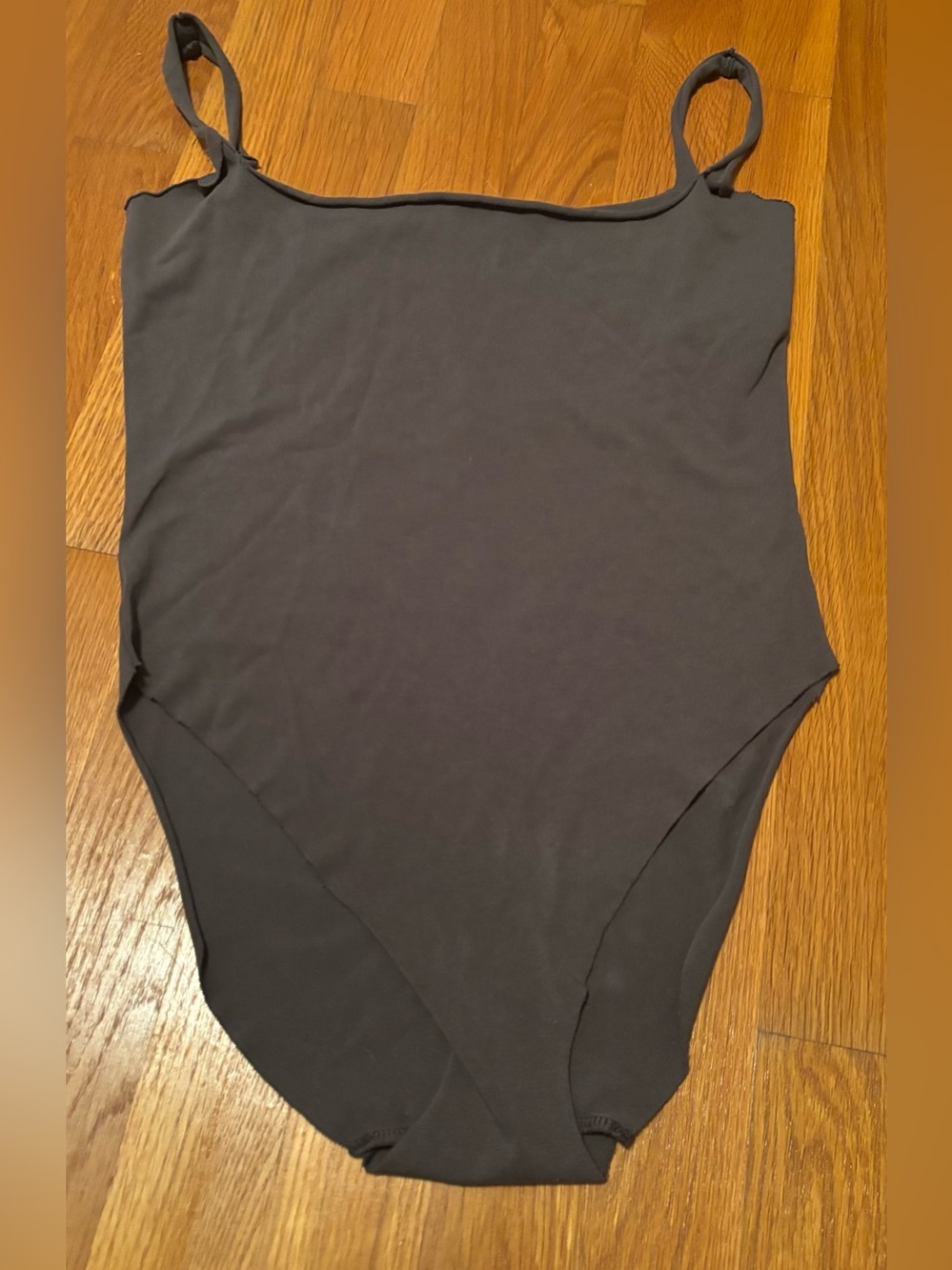 Skims Gray Bodysuit One Piece Minimalist Design